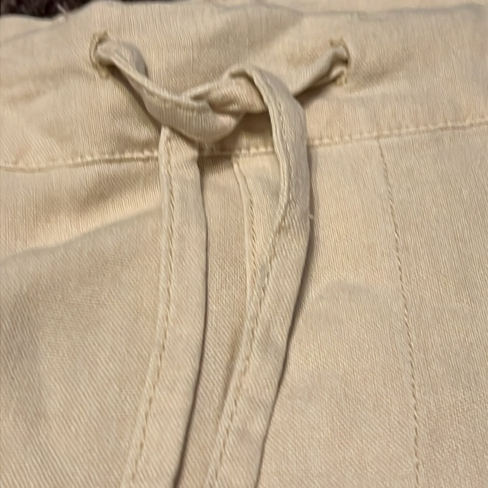 Sincerely Jules Convertible Linen Blend XL  Pull on Pants - Picture 3 of 9